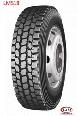 All Steel Longmarch Roadlux Radial Truck Tyre with Tube (LM518)