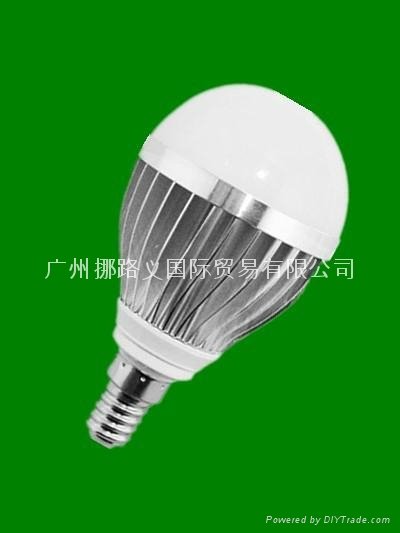 供应LED 铝制球泡灯  厂家直销  高效节能环保  E27接口 3
