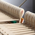 White baby grand piano GP150 3