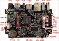 A31 Extensible Android Motherboard 64 bits Quad core ddr3 1