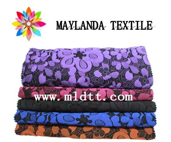 Maylanda textile 2016 factory for garments New style  jacquard fabric