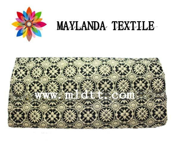 Maylanda Textile 2016 for Garment,color yarn jacquard fabric with metallic yarn 