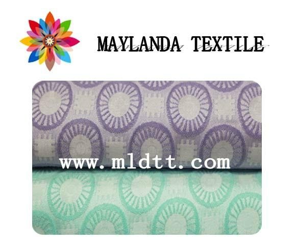 Maylanda textile 2016 factory for women's dress,New style flower jacquard fabric 2