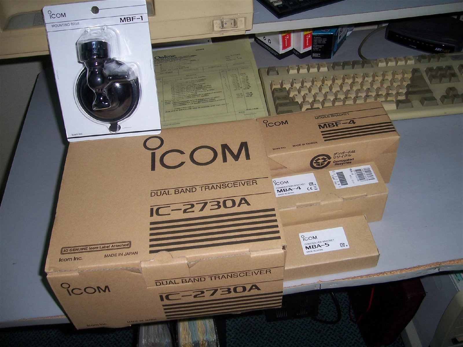 NEW ICOM IC-2730A 137-174/400-470Mhz Dual Band Mobile Radio Transceiver
