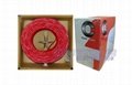 0.22mm2 Bare Copper Fire Alarm Cable Shielded in Red FRLS PVC