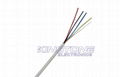 White Unshielded 0.22mm2 Security Alarm Cable / Burglar Alarm Cable Flame Retard 1