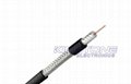 PE Jacket with Messenger RG6 CATV Coaxial Cable 18AWG CCS Conductor for Satellit