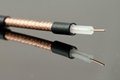 95% BC Braiding RG59 Black Coaxial Cable with 0.58mm BC Conductor Solid PE PVC 
