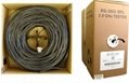 77% AL Braid Coaxial Cable RG6 18 AWG CCS with Jelly PE for Underground