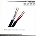 LAN-кабель + 2 жилы питания 2 Pair Cat5E