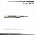 75 Ohm Coaxial Cable RG59 BC Condcuor Solid PE 95% CCA Braiding RoHS Standard