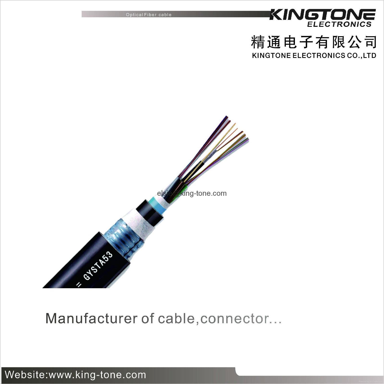 GYTA Outdoor Fiber Optic Cable The Level Twists