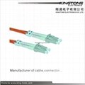 LC to LC Fiber Optic Patch Cord , 50/125 Multimode Duplex Patch Cable