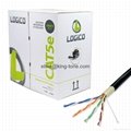 CAT6 Outdoor Cable with 23 AWG Solid Bare Copper for IP Camera