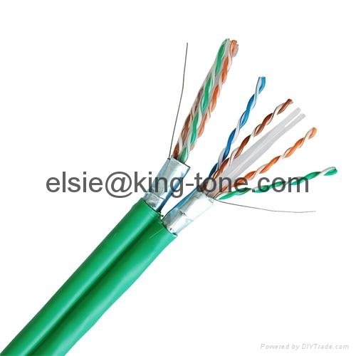 UTP CAT6 Network Cable 4Pairs 23AWG Solid Bare Copper PVC CM rated UL