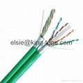 UTP CAT6 Network Cable 4Pairs 23AWG Solid Bare Copper PVC CM rated UL
