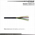 Gray 12 x 0.20mm Conductor Security Alarm Cable , PVC Insulated Cable for Securi