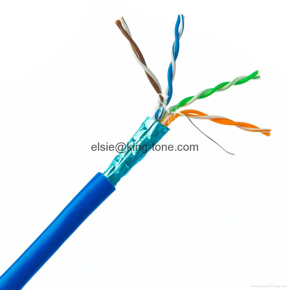utp cat6 CMP network cable pure copper cat6 outdoor cable FEP jacket 1000ft 24aw 2
