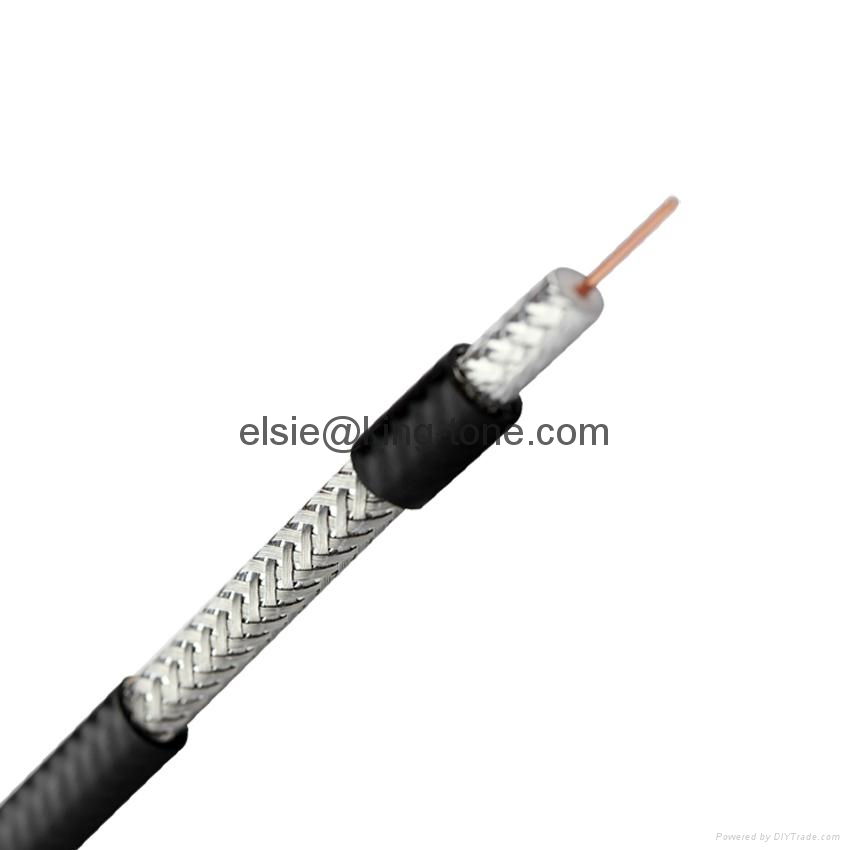 RG6/U S BC 95% CCA PVC 75 Ohm CCTV coaxial Cable                                 4