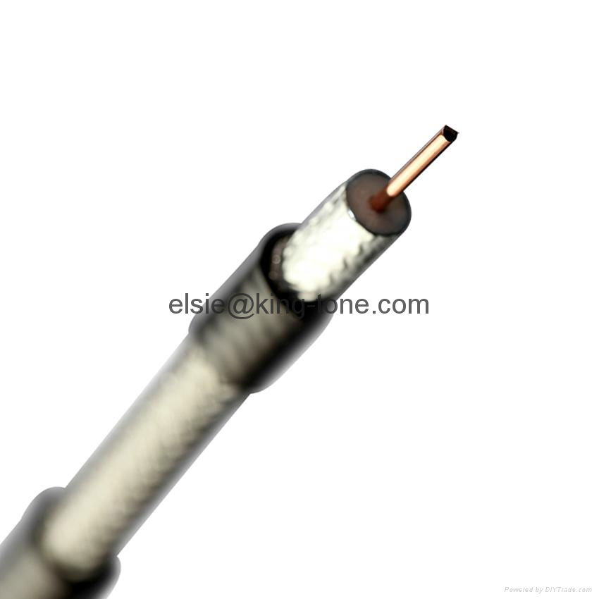 RG6/U S BC 95% CCA PVC 75 Ohm CCTV coaxial Cable                                 5