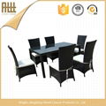 Rattan chairs and tables for restaurant