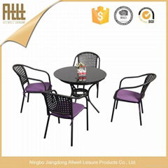 New arrival rattan table and chair 