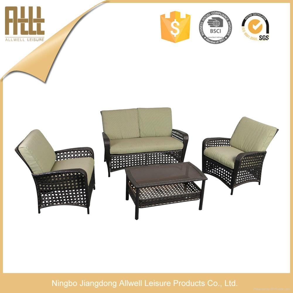 Sofa set used patio furniture AWRF9623 ALLWELL (China Manufacturer