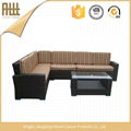 All weather garden rattan corner sofa