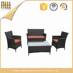 Garden rattan cane sofa set 