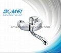 Brass Body Ceramic Cartridge Single Lever Kitchen Faucet (made in Luqiao) 1