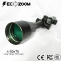 2000Yards Long Range Shooting Scopes 4-50x75 Tactical Gunsight 35mm 5