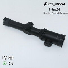 Optics for Hunting Mil-dot Illumination Hunting Scope 1-6x24