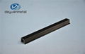 Black Anodized Aluminium Extrusion Profile For Furniture Decoration 1