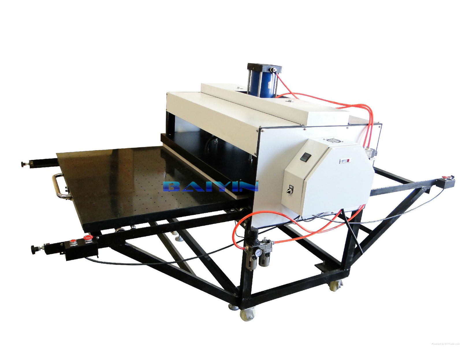 garment textile shirt Pneumatic heat press machine 3