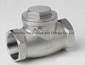 female thread swing check valve