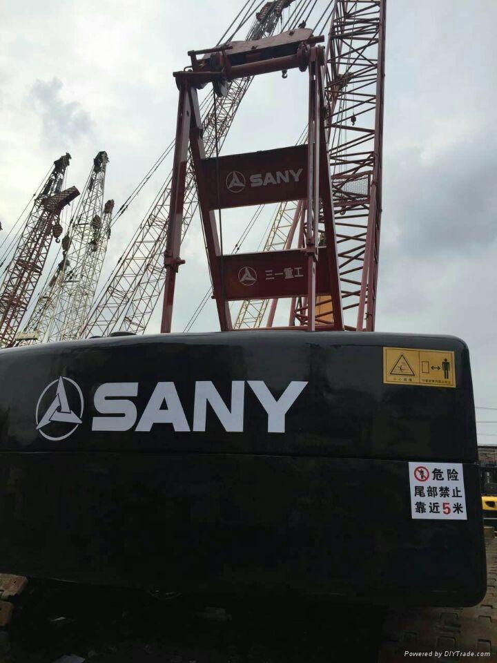 used 50 ton SANY SCC500C crawler crane for sale  3