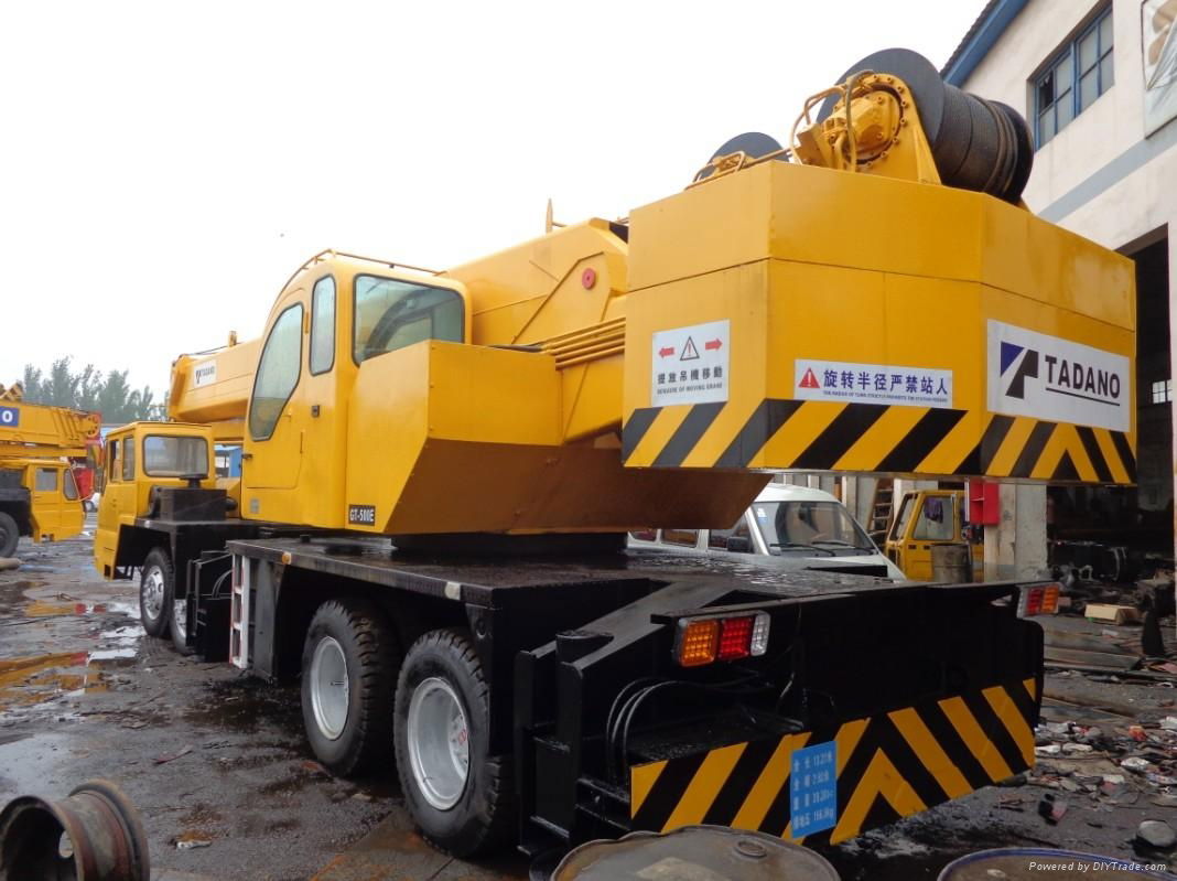 used 50 ton TADANO GT500E truck crane for sale  2