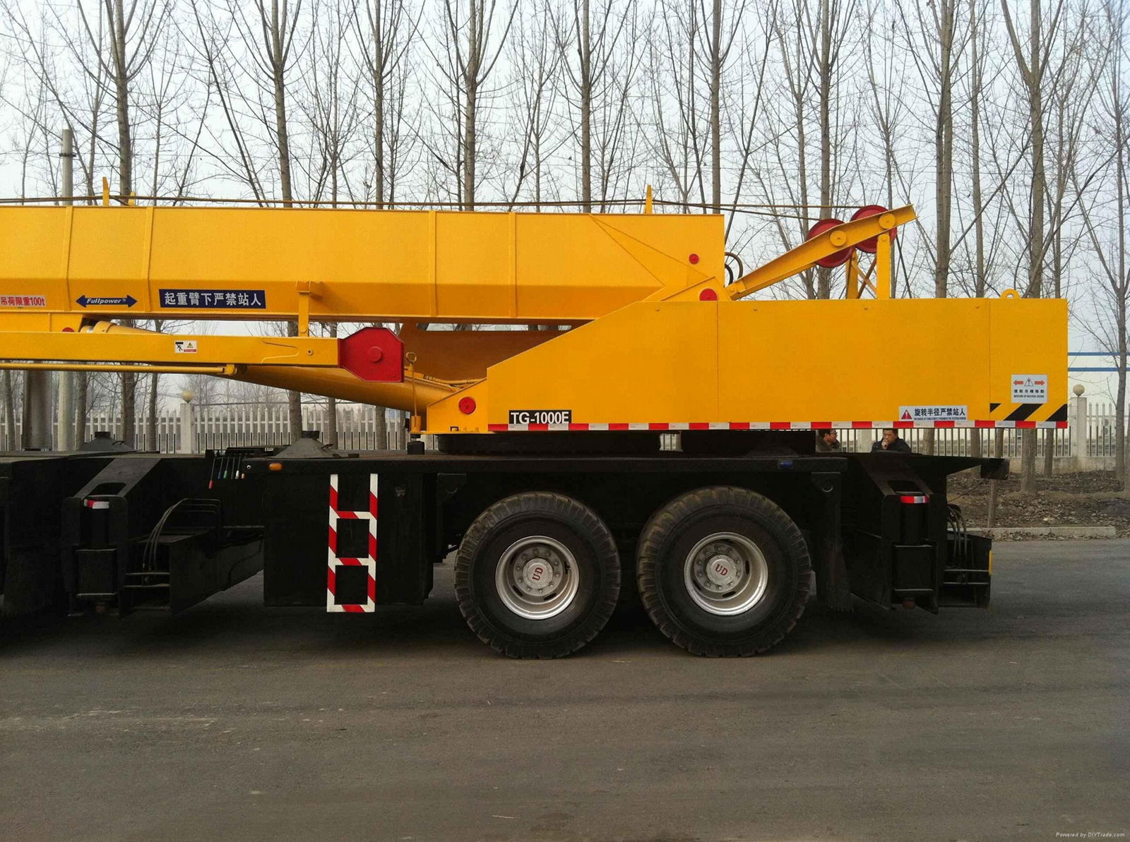 used 100 ton TADANO TG1000E truck crane for sale  3