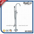 Freestanding Solid Brass Hot and Cold Bath Tap 1