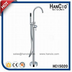 Freestanding Solid Brass Hot and Cold Bath Tap