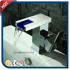 Waterfall Automatic Cold and Hot Faucet with LED