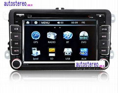 GPS DVD Car Stereo Sat Nav Headunit Auto Radio With Bluetooth