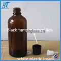 xuzhou wholesale essential oil glass bottle with tamper evident cap