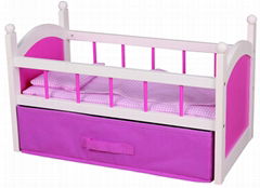 Doll toy bed