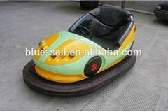 Indoor amusement coin operated battery bumper car