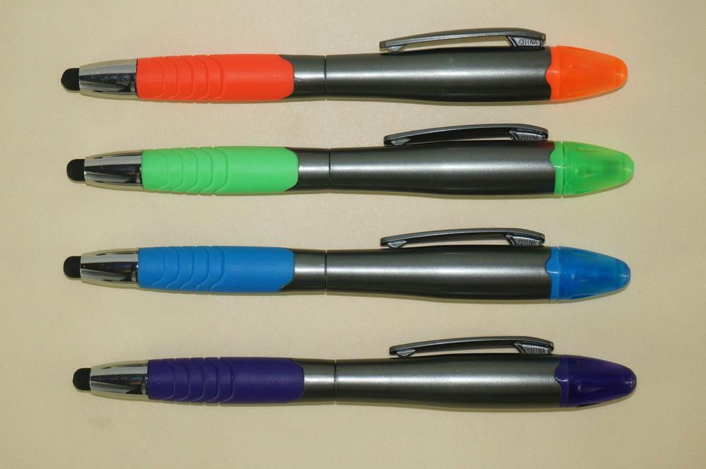 Promotional Plastic Stylus Highlighter Pen