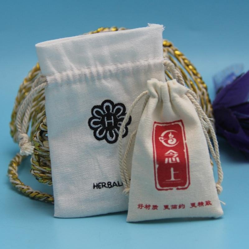 Best Price Nice Design Drawstring Cotton Jewelry Bag