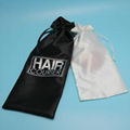 Customized large Drawstring Satin Hair Bag 1