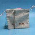 Wholesale Customized Size Drawstring Canvas Jewelry Pouch