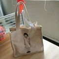 promotional cotton wholesale white tote